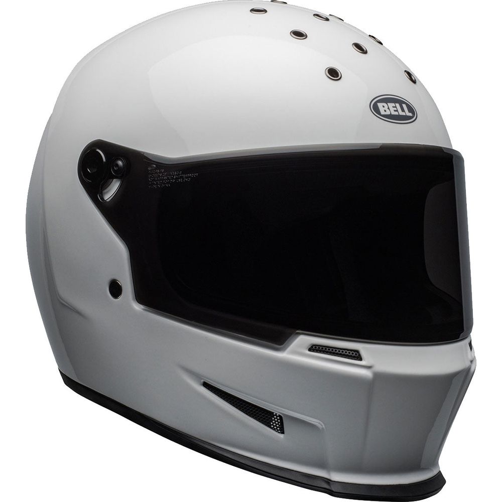 Bell Cruiser Eliminator Full Face Helmet White (Image 3) - ThrottleChimp