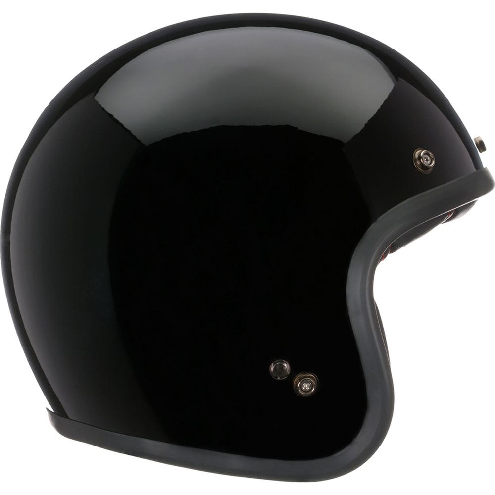 Bell Custom 500 ECE6 Solid Open Face Helmet Black (Image 5) - ThrottleChimp