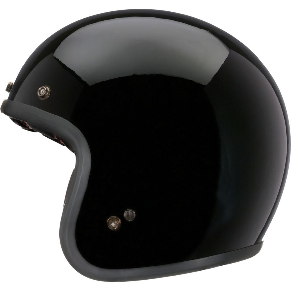 Bell Custom 500 ECE6 Solid Open Face Helmet Black (Image 6) - ThrottleChimp