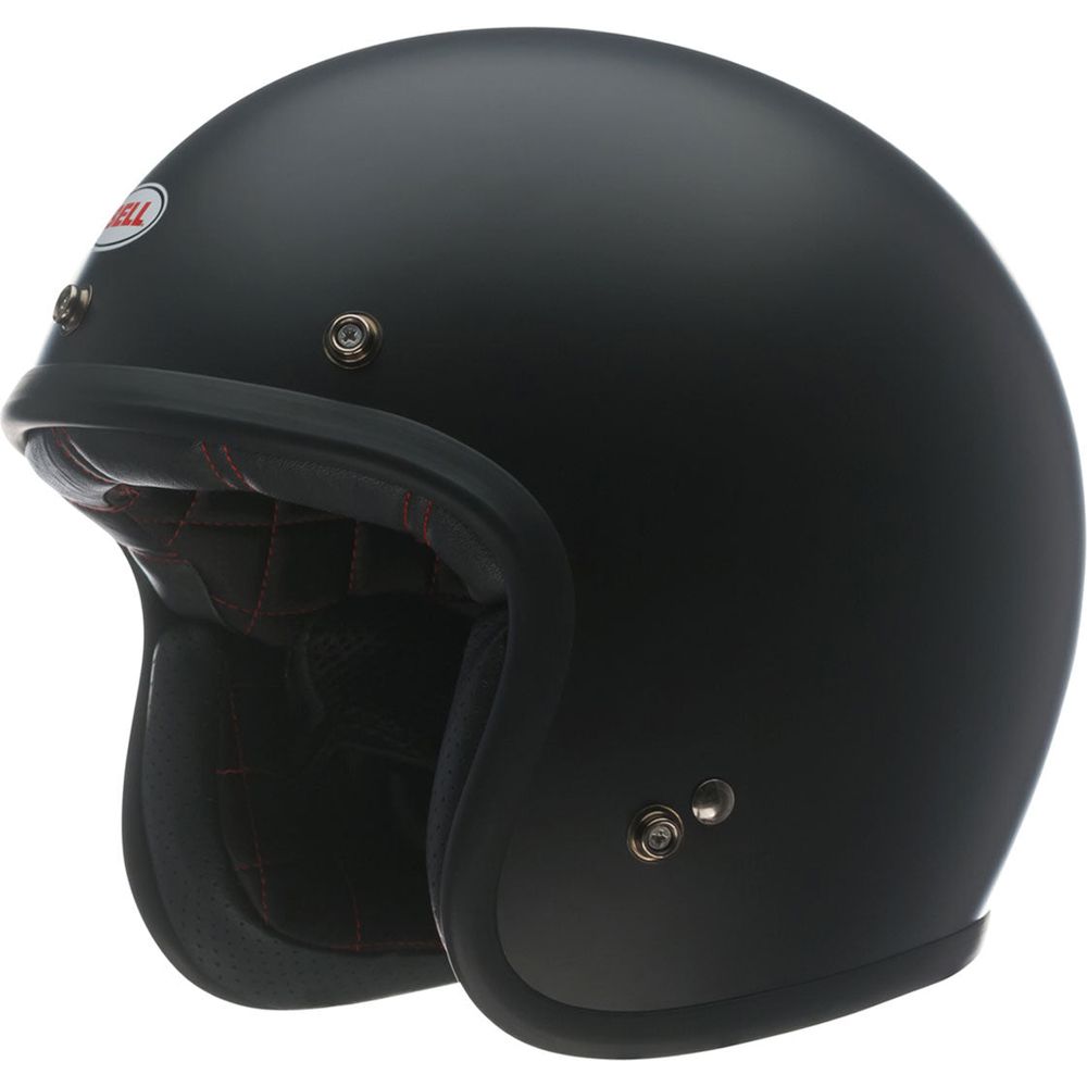 Bell Custom 500 ECE6 Solid Open Face Helmet Matt Black - ThrottleChimp