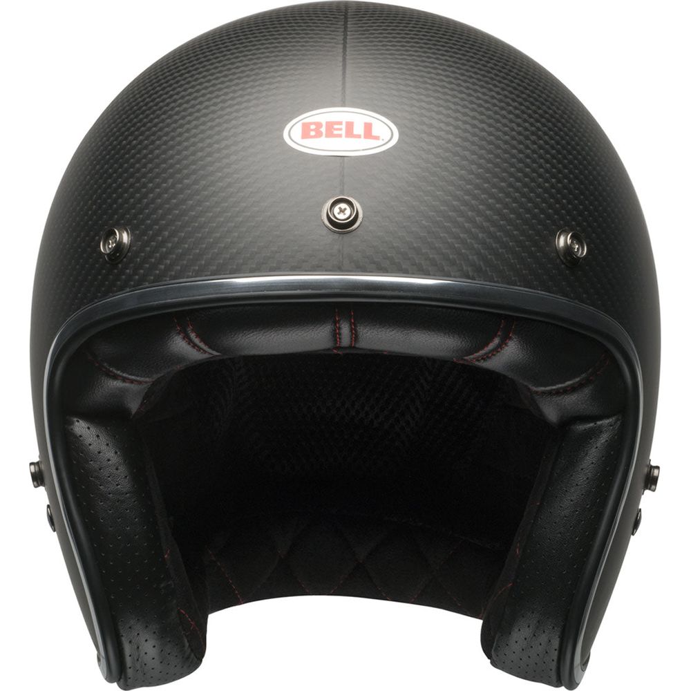 Bell Custom 500 ECE6 Carbon Open Face Helmet Matt Black (Image 2) - ThrottleChimp
