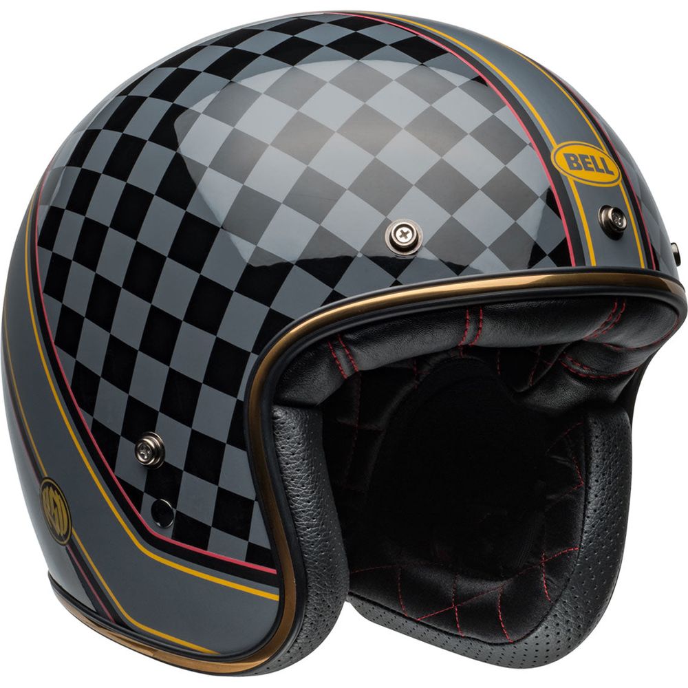 Bell Custom 500 ECE6 RSD Wreckers Open Face Helmet Black / Gold (Image 3) - ThrottleChimp