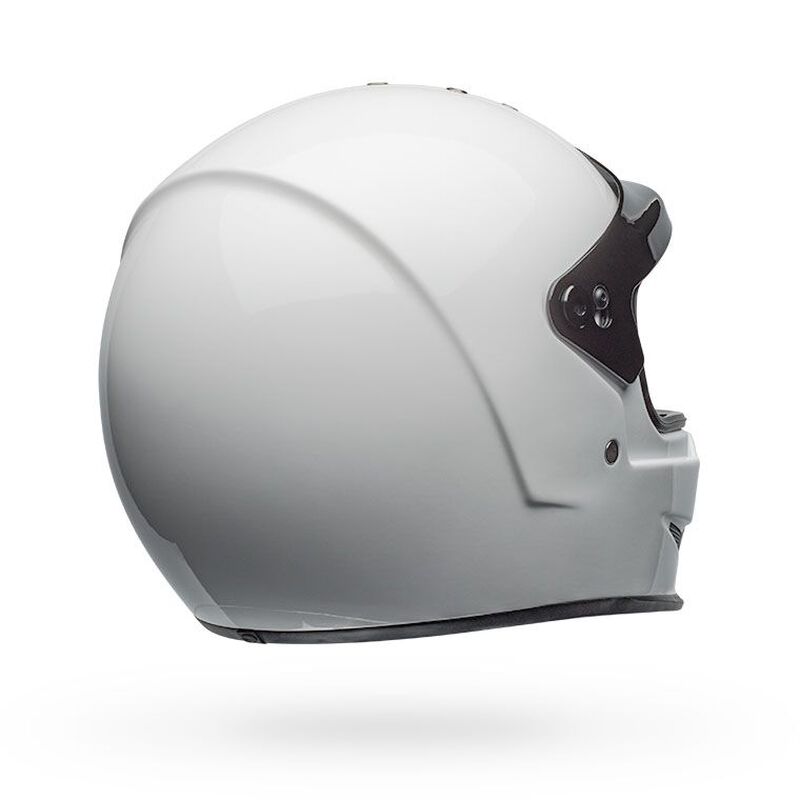 Bell Eliminator Solid ECE 22.06 Full Face Helmet White FREE 1 YEAR Returns, FREE UK Delivery | ThrottleChimp