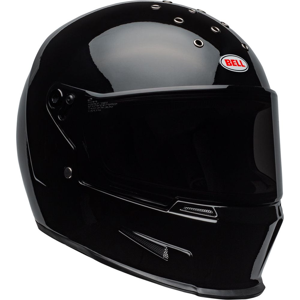 Bell Eliminator Solid Full Face Helmet Gloss Black (Image 3) - ThrottleChimp