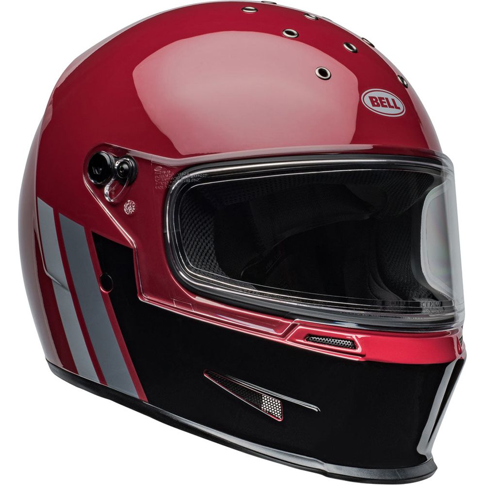 Bell Eliminator GT Full Face Helmet Gloss Red / Black (Image 3) - ThrottleChimp