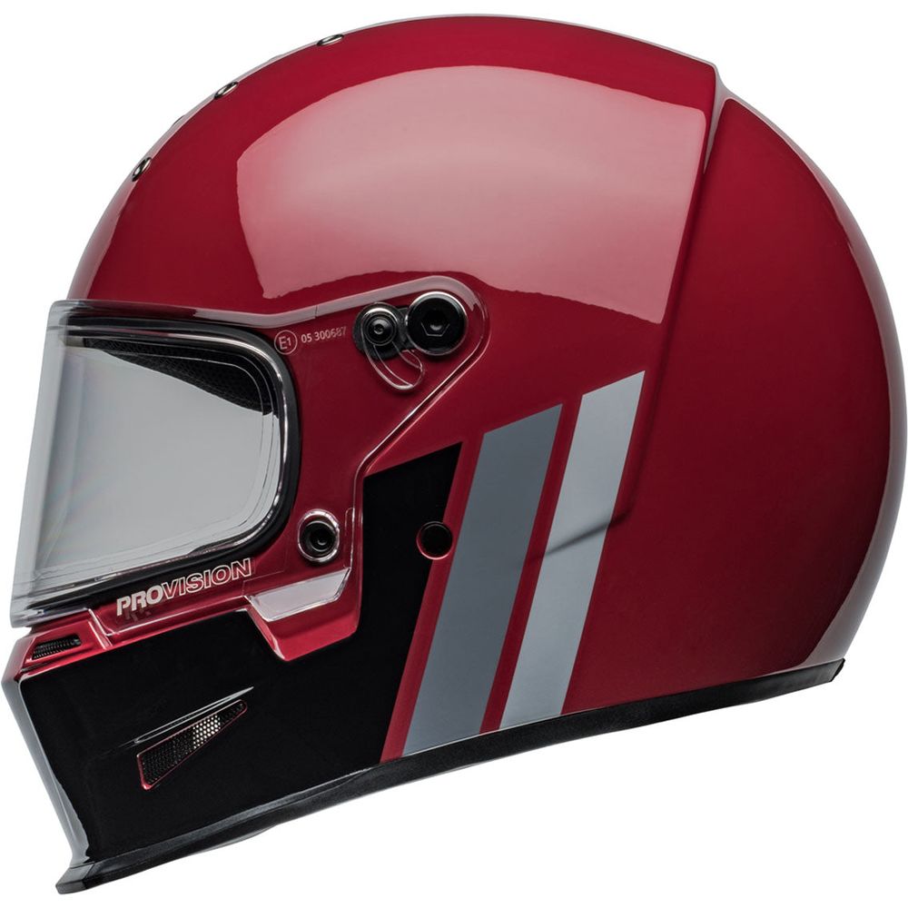 Bell Eliminator GT Full Face Helmet Gloss Red / Black (Image 6) - ThrottleChimp