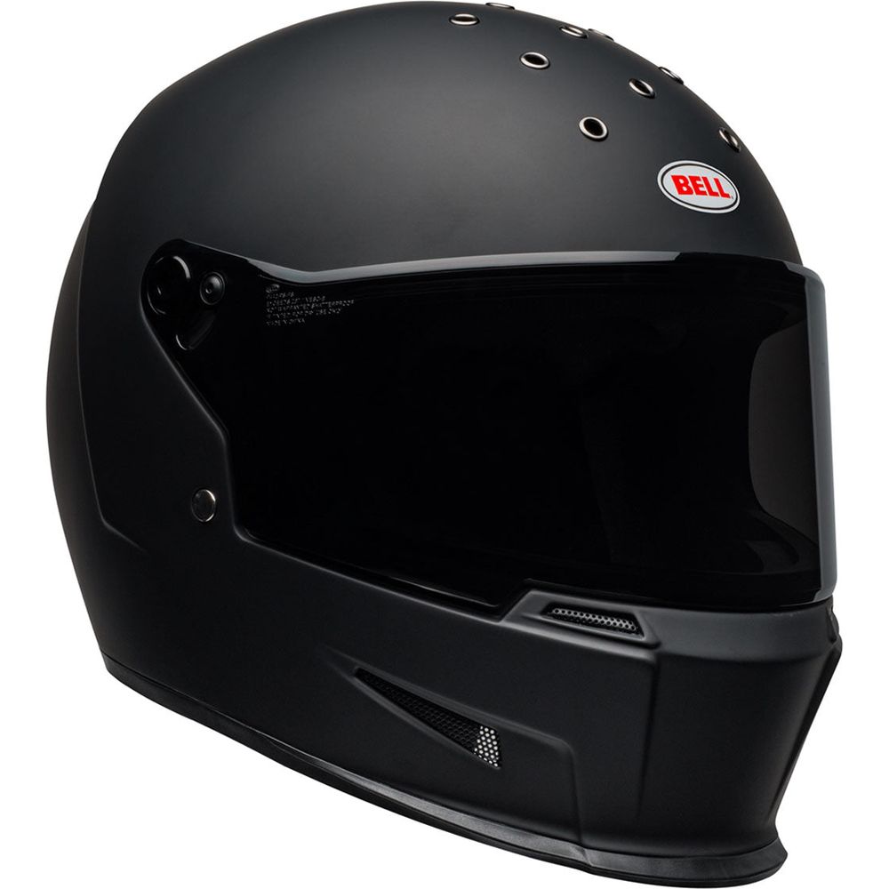 Bell Eliminator Solid Full Face Helmet Matt Black (Image 3) - ThrottleChimp