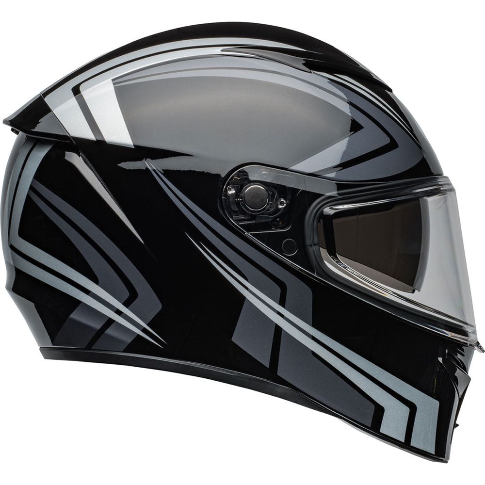 Bell Lithium Jetstream Full Face Helmet Gloss Black / Silver (Image 3) - ThrottleChimp