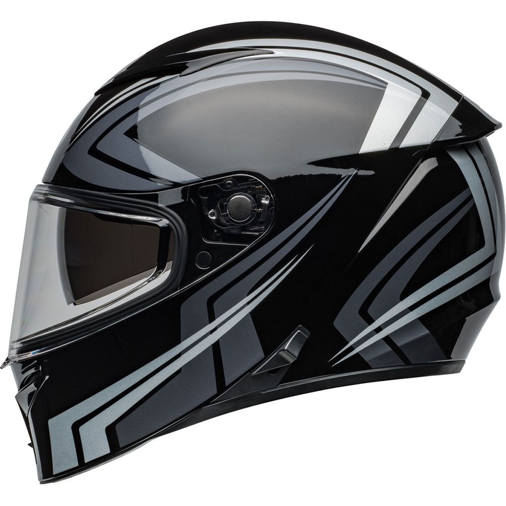 Bell Lithium Jetstream Full Face Helmet Gloss Black / Silver (Image 4) - ThrottleChimp