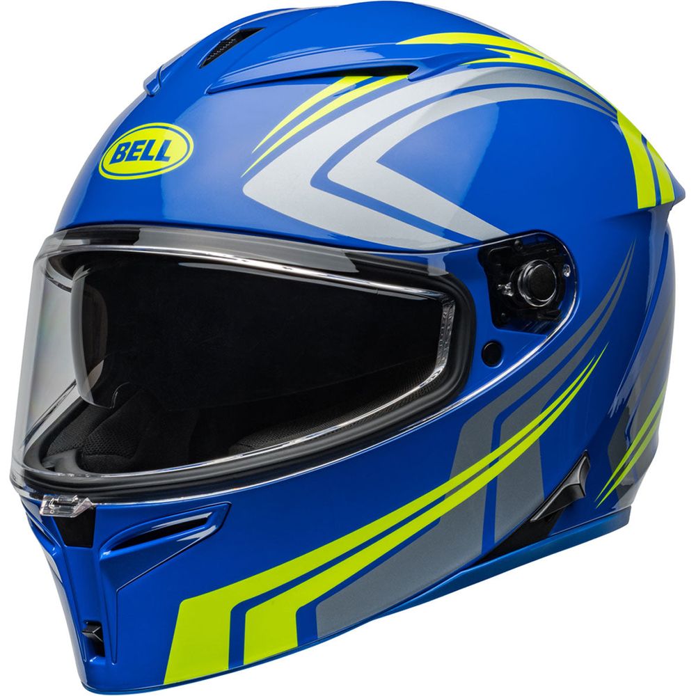 Bell Lithium Jetstream Full Face Helmet Gloss Blue / Retina - ThrottleChimp