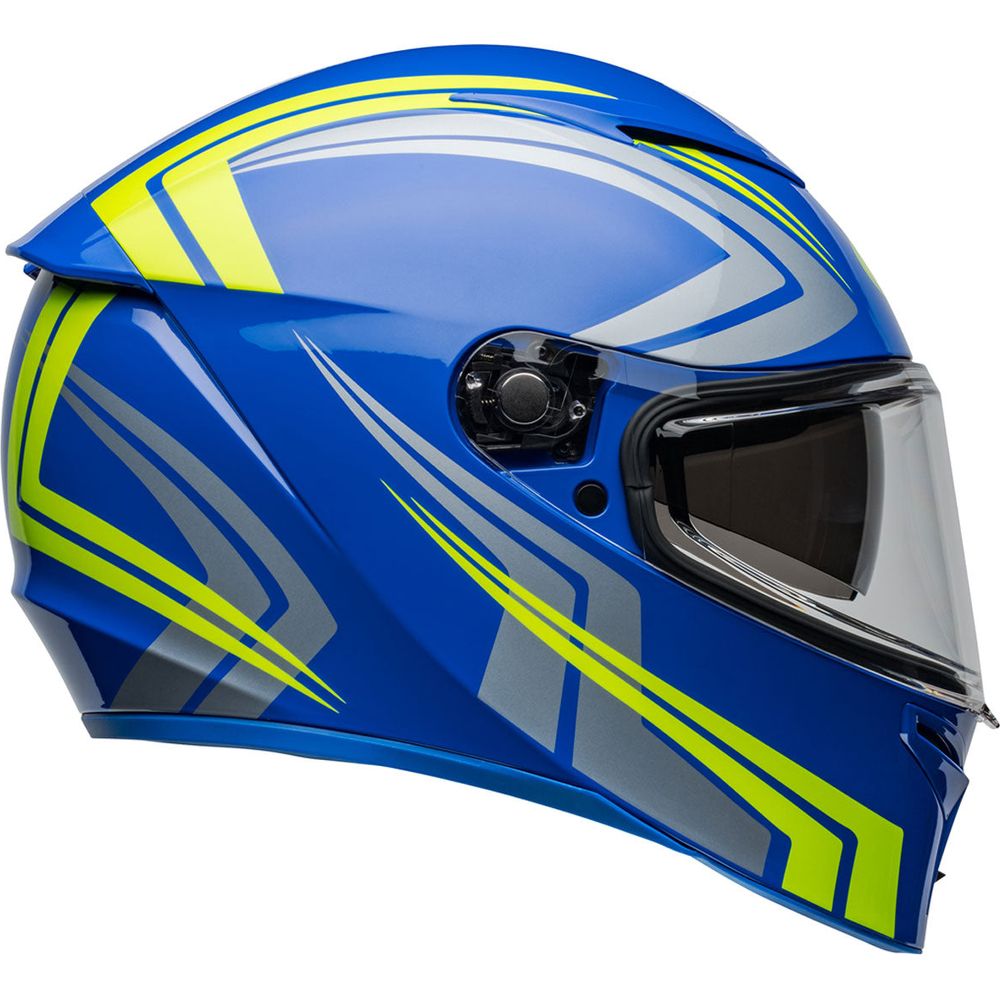 Bell Lithium Jetstream Full Face Helmet Gloss Blue / Retina (Image 5) - ThrottleChimp