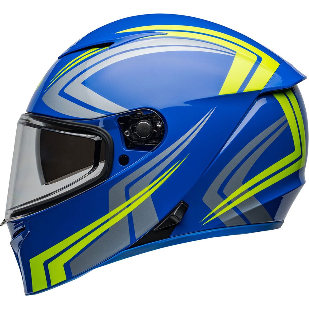 Bell Lithium Jetstream Full Face Helmet Gloss Blue / Retina (Image 6) - ThrottleChimp