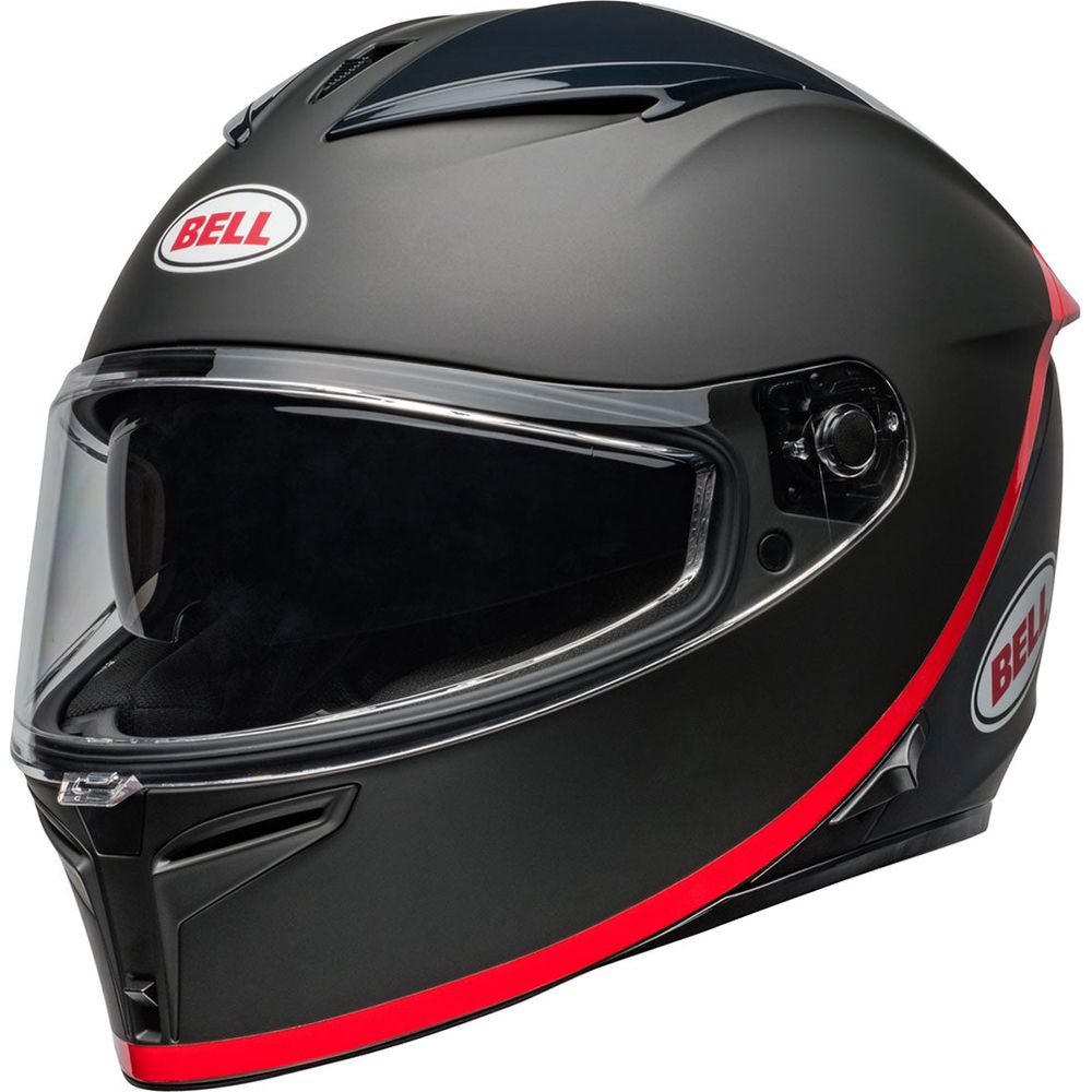 Bell Lithium MIPS Hartluck Full Face Helmet Matt / Gloss Black / Red - ThrottleChimp