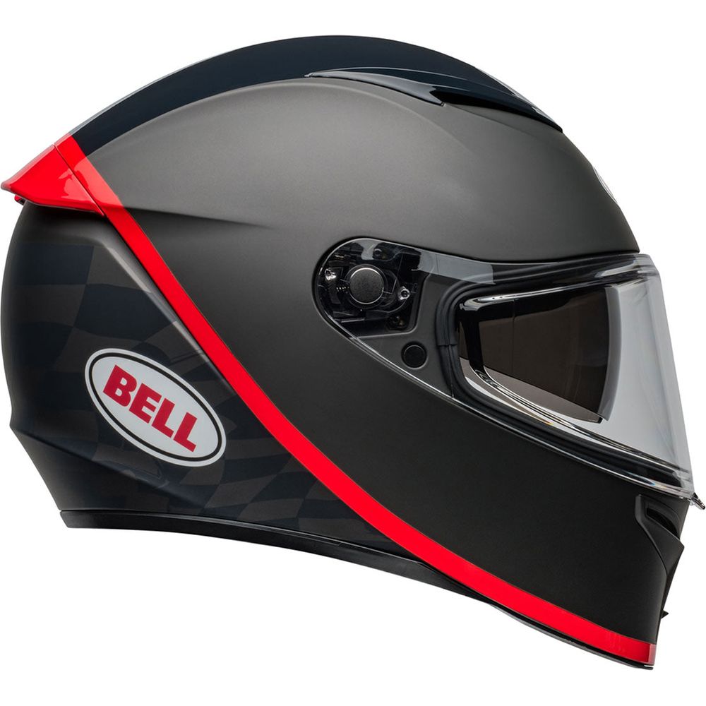 Bell Lithium MIPS Hartluck Full Face Helmet Matt / Gloss Black / Red (Image 4) - ThrottleChimp