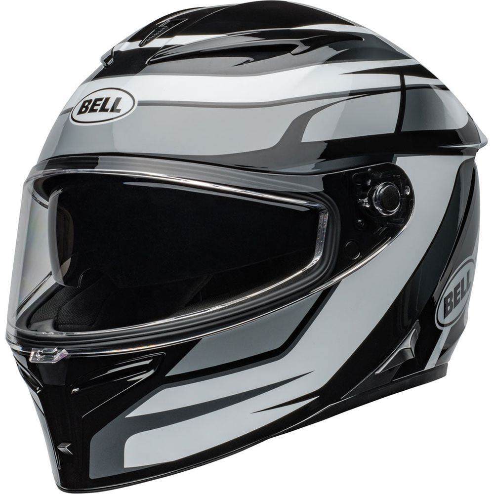 Bell Lithium MIPS Podium Full Face Helmet Gloss Black / White - ThrottleChimp