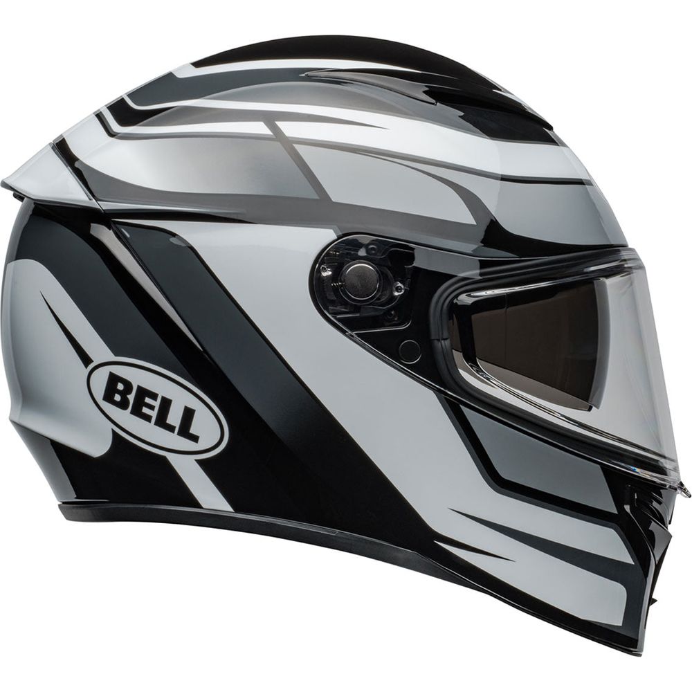 Bell Lithium MIPS Podium Full Face Helmet Gloss Black / White (Image 4) - ThrottleChimp