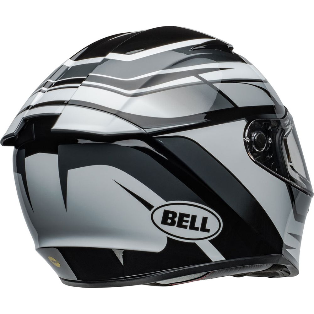 Bell Lithium MIPS Podium Full Face Helmet Gloss Black / White (Image 5) - ThrottleChimp