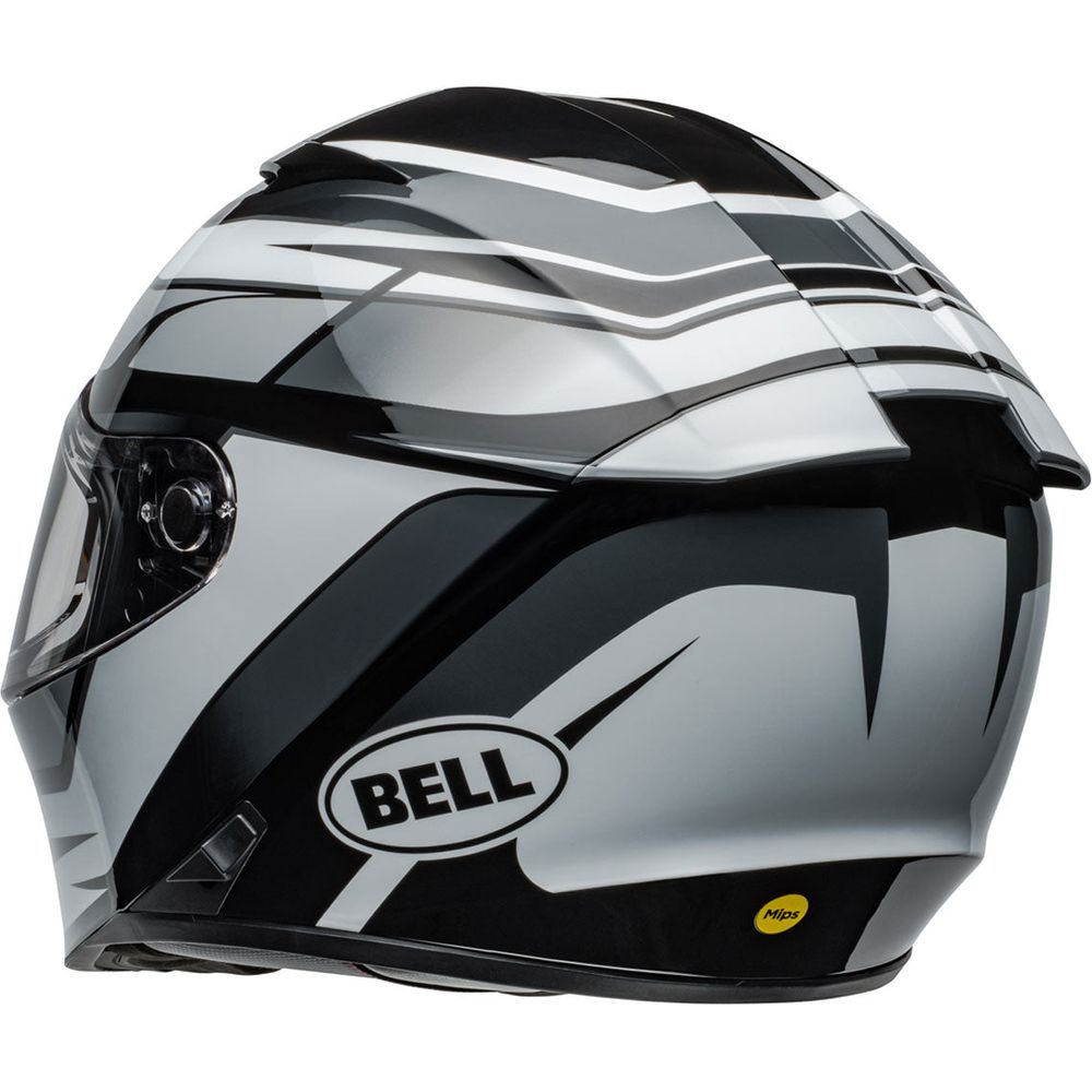 Bell Lithium MIPS Podium Full Face Helmet Gloss Black / White (Image 6) - ThrottleChimp