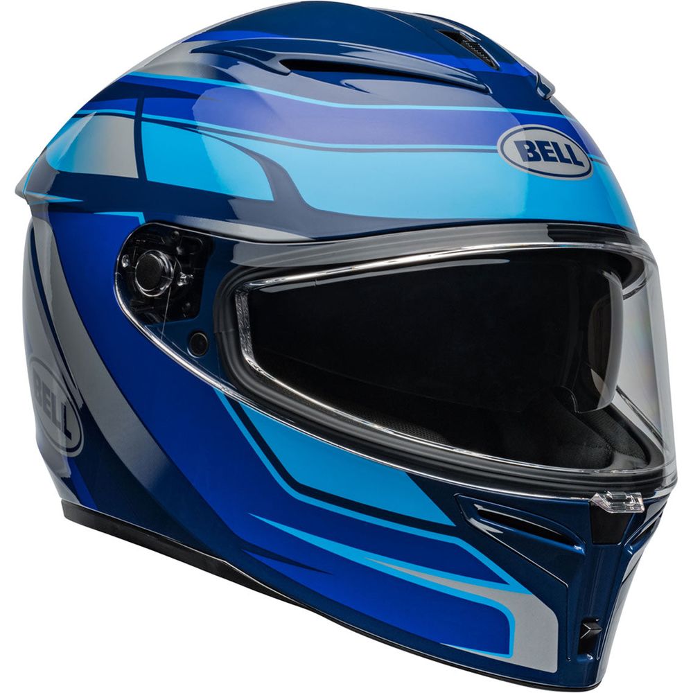 Bell Lithium MIPS Podium Full Face Helmet Gloss Blue - ThrottleChimp