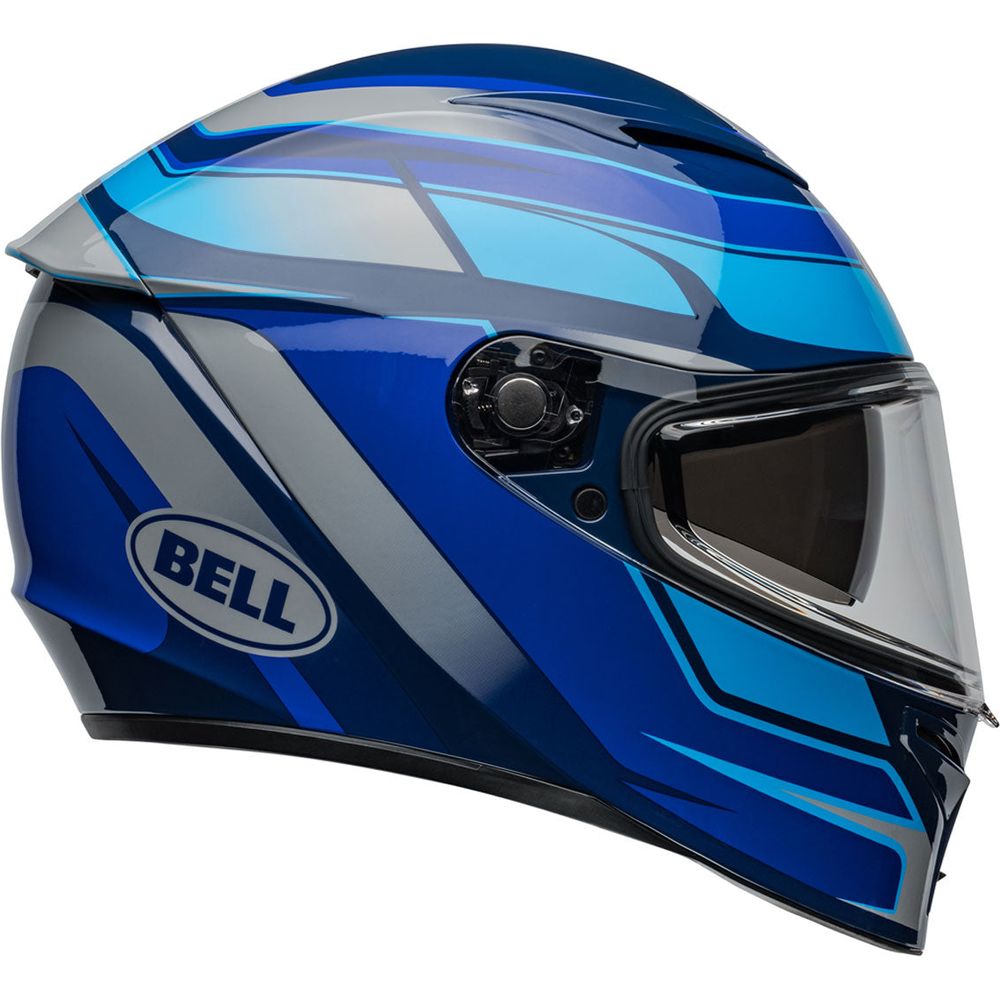 Bell Lithium MIPS Podium Full Face Helmet Gloss Blue (Image 4) - ThrottleChimp