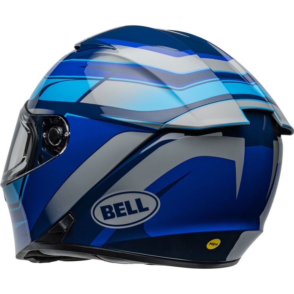 Bell Lithium MIPS Podium Full Face Helmet Gloss Blue (Image 6) - ThrottleChimp