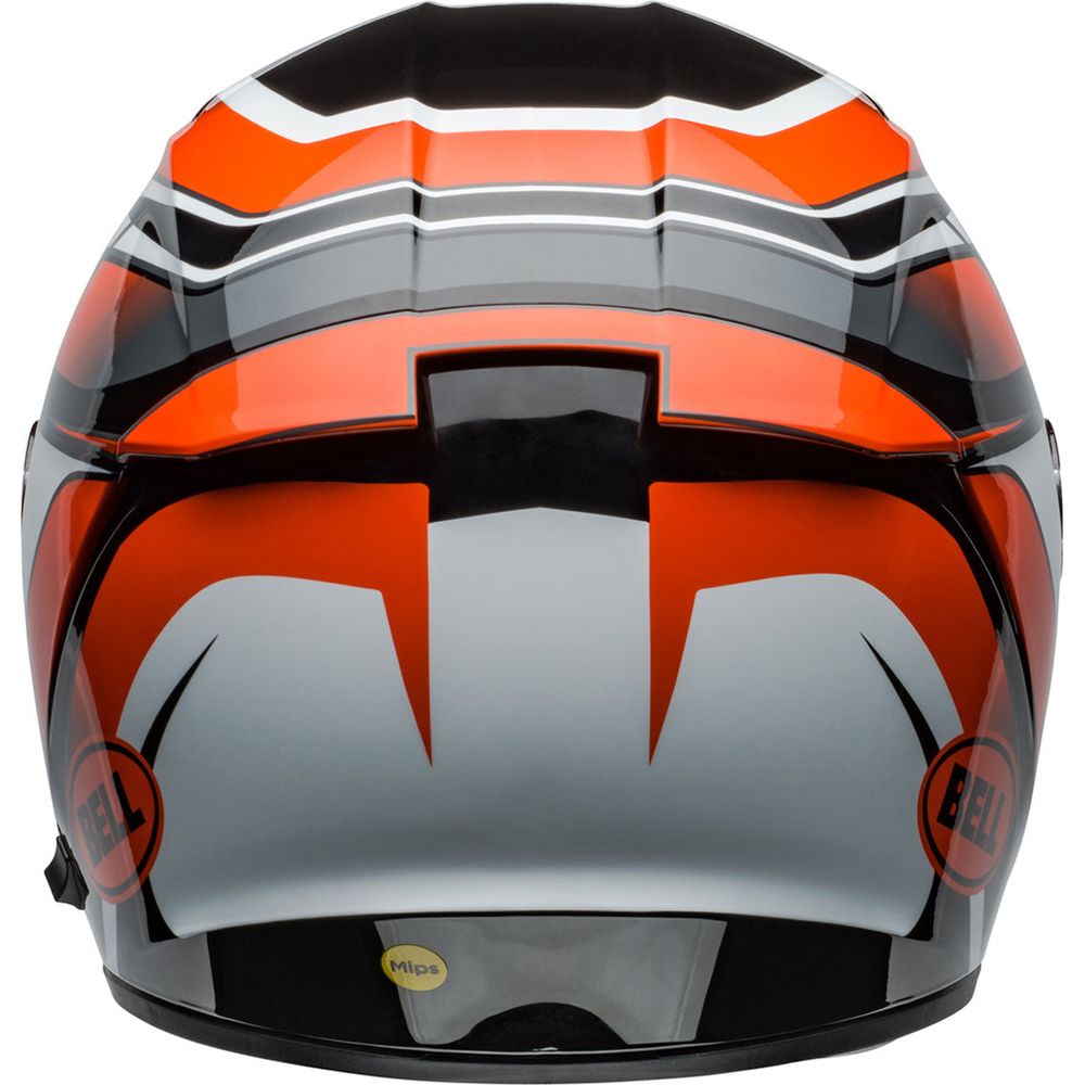 Bell Lithium MIPS Podium Full Face Helmet Gloss Orange / Black (Image 6) - ThrottleChimp