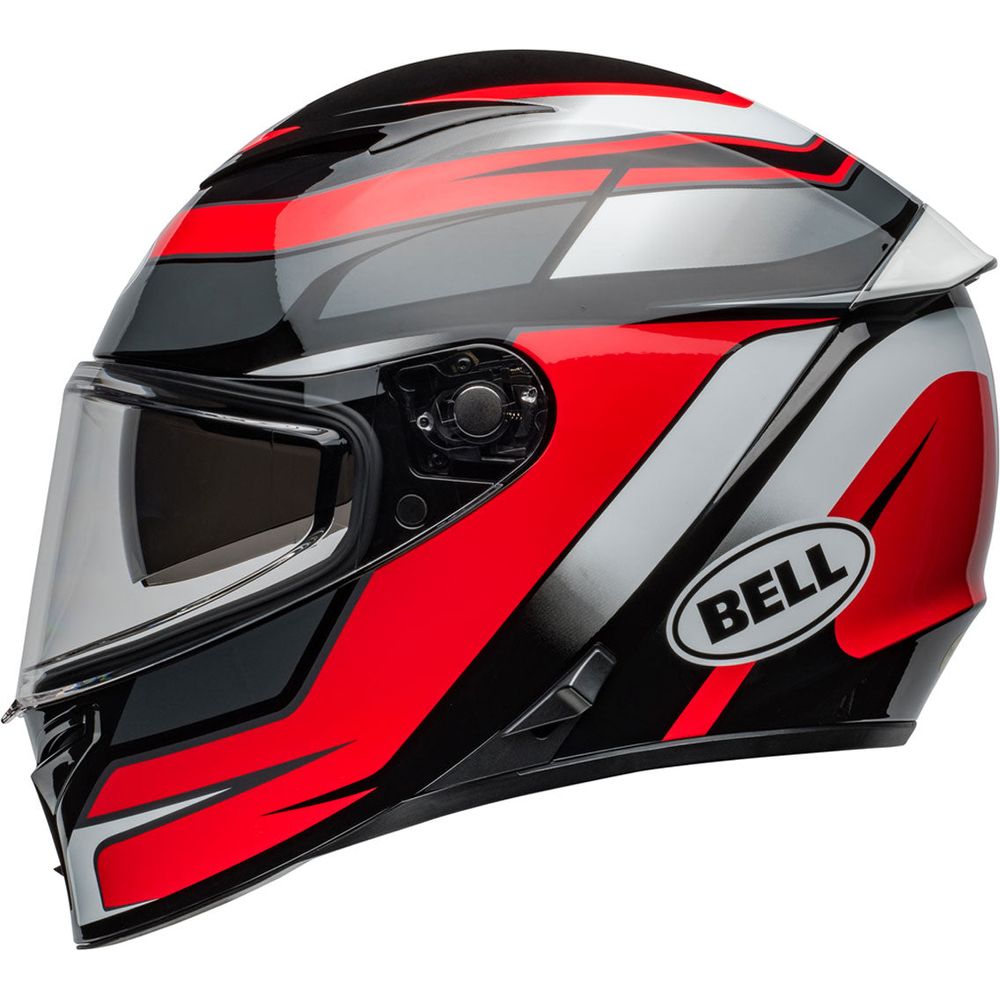 Bell Lithium MIPS Podium Full Face Helmet Gloss Red / Black (Image 3) - ThrottleChimp