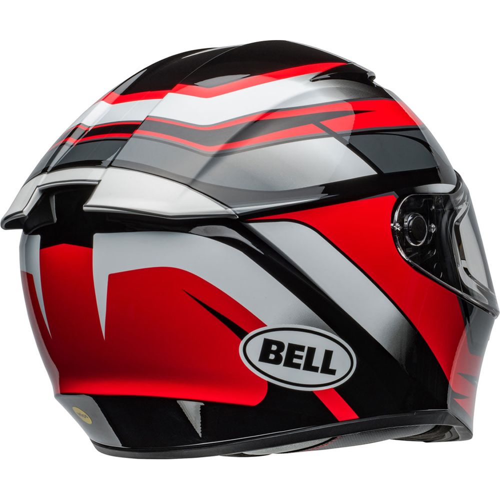 Bell Lithium MIPS Podium Full Face Helmet Gloss Red / Black (Image 5) - ThrottleChimp