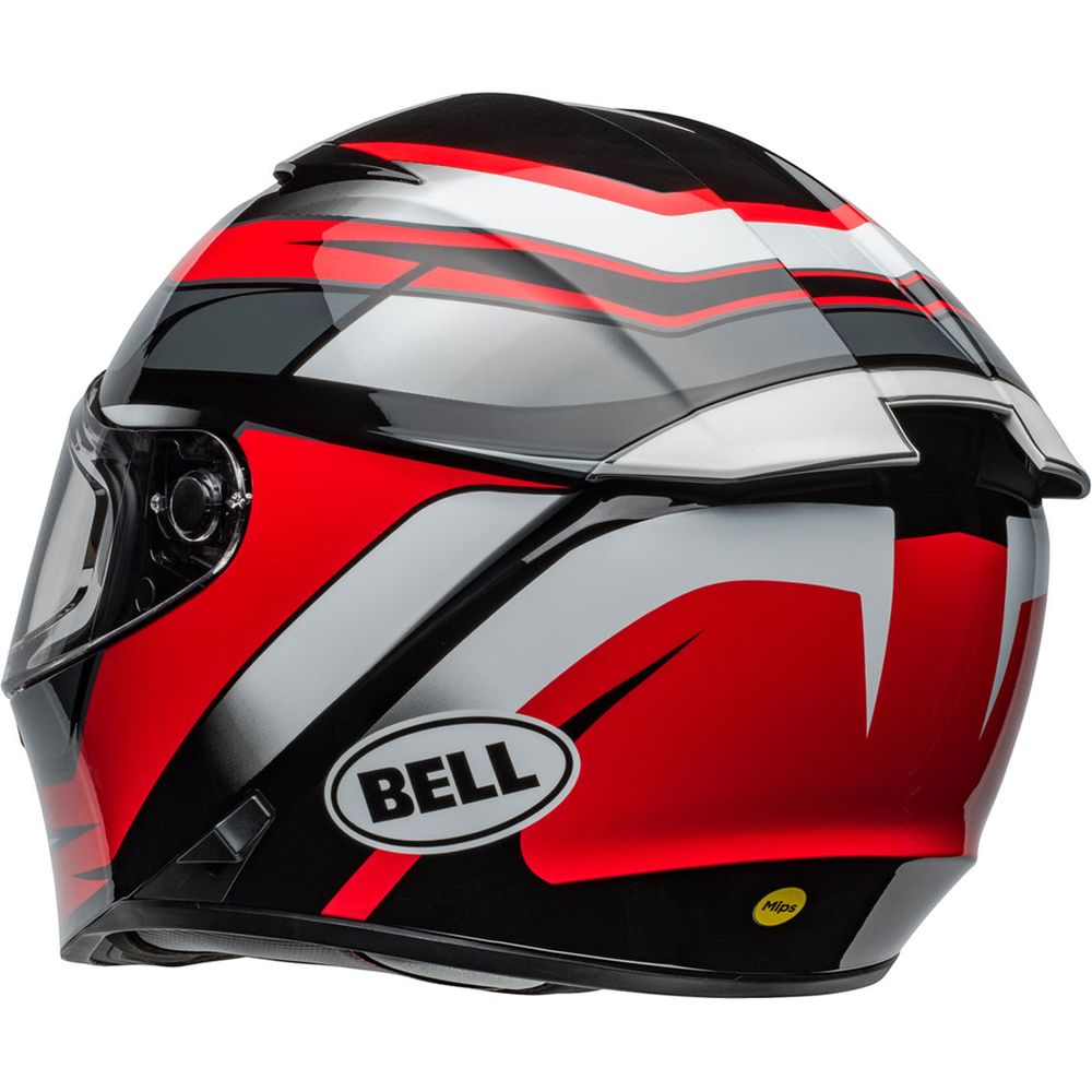 Bell Lithium MIPS Podium Full Face Helmet Gloss Red / Black (Image 6) - ThrottleChimp