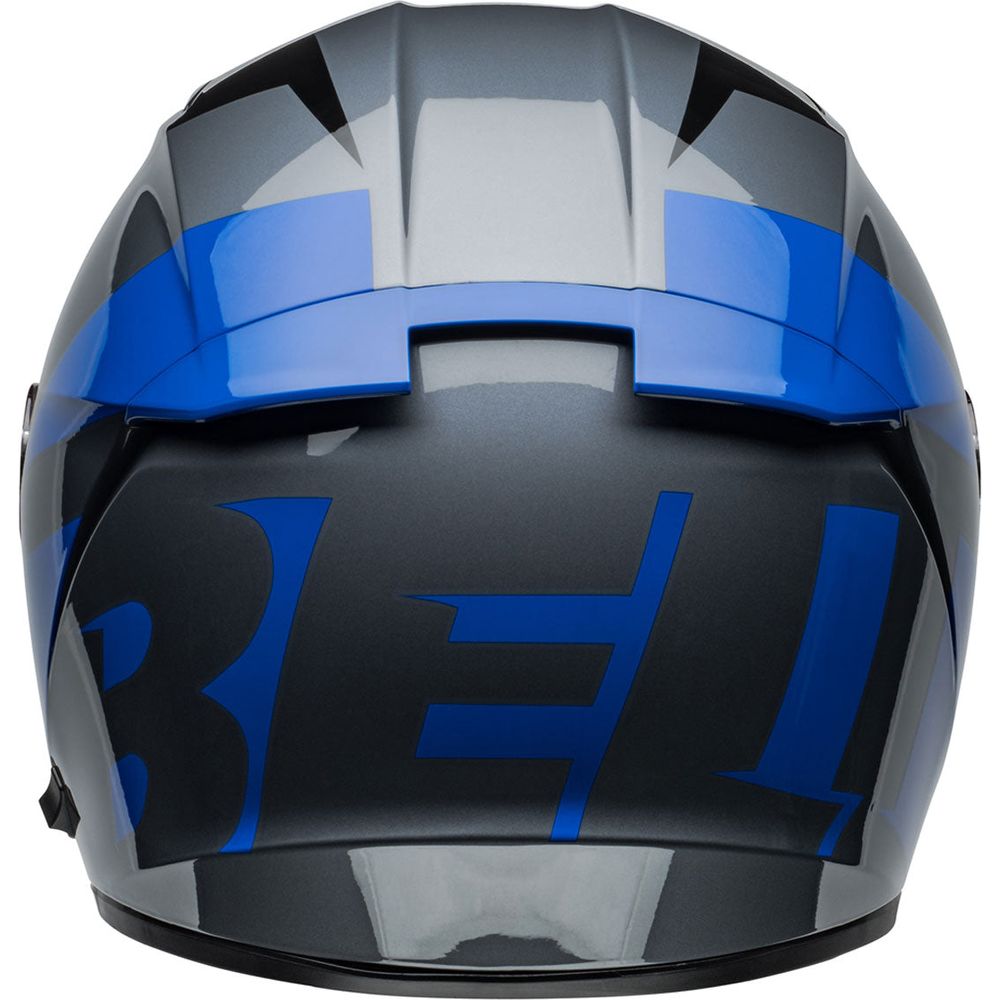 Bell Lithium Shear Full Face Helmet Gloss Grey / Blue (Image 4) - ThrottleChimp