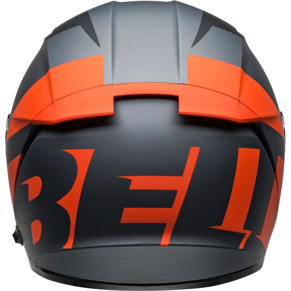 Bell Lithium Shear Full Face Helmet Gloss Metallic Grey / Orange (Image 4) - ThrottleChimp