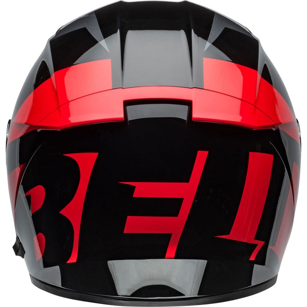 Bell Lithium Shear Full Face Helmet Gloss Metallic Grey / Red (Image 4) - ThrottleChimp