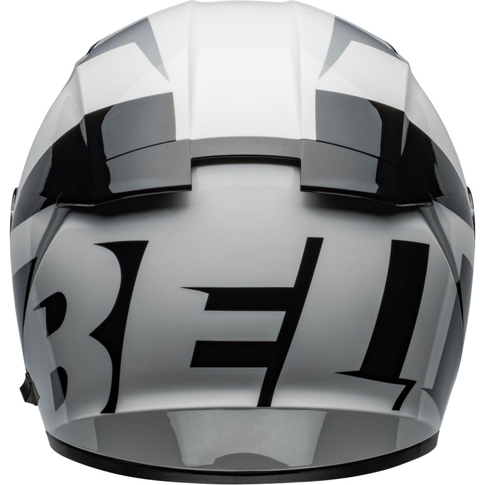 Bell Lithium Shear Full Face Helmet Gloss Silver / White (Image 4) - ThrottleChimp