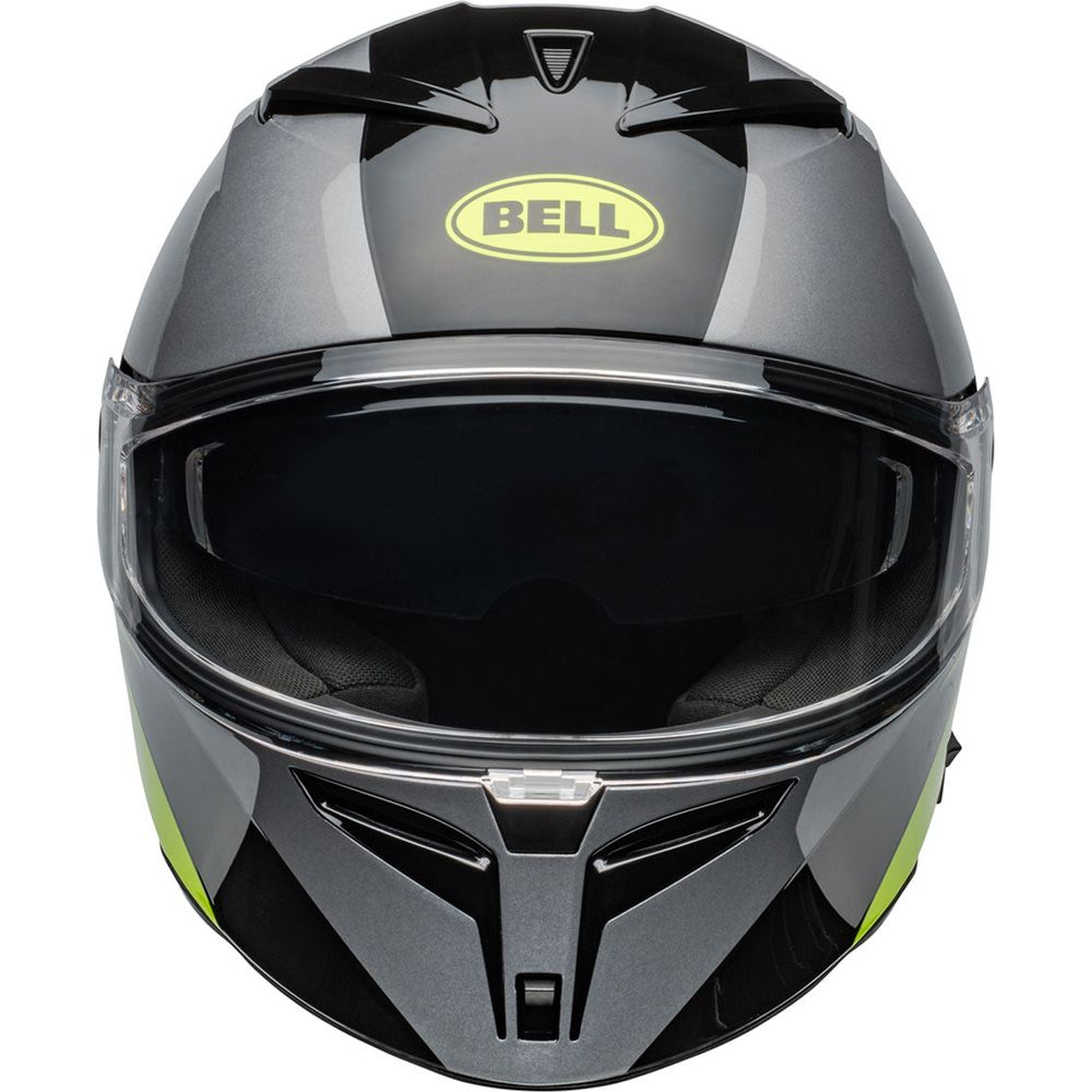 Bell Lithium Shear Full Face Helmet Metallic Grey / Retina (Image 2) - ThrottleChimp