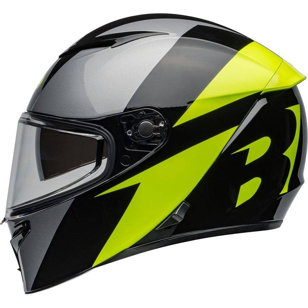 Bell Lithium Shear Full Face Helmet Metallic Grey / Retina (Image 6) - ThrottleChimp