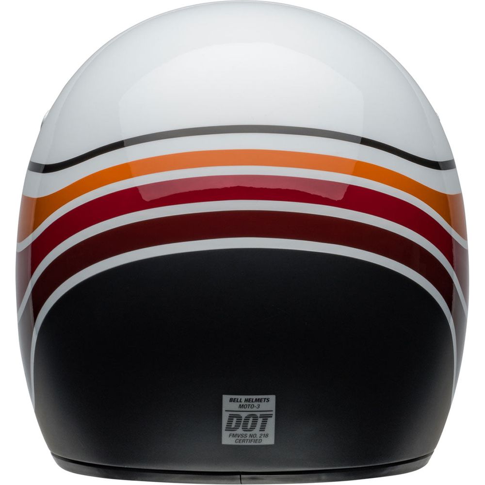 Bell Moto 3 RSD Saddleback Adventure Helmet Gloss White / Black (Image 4) - ThrottleChimp