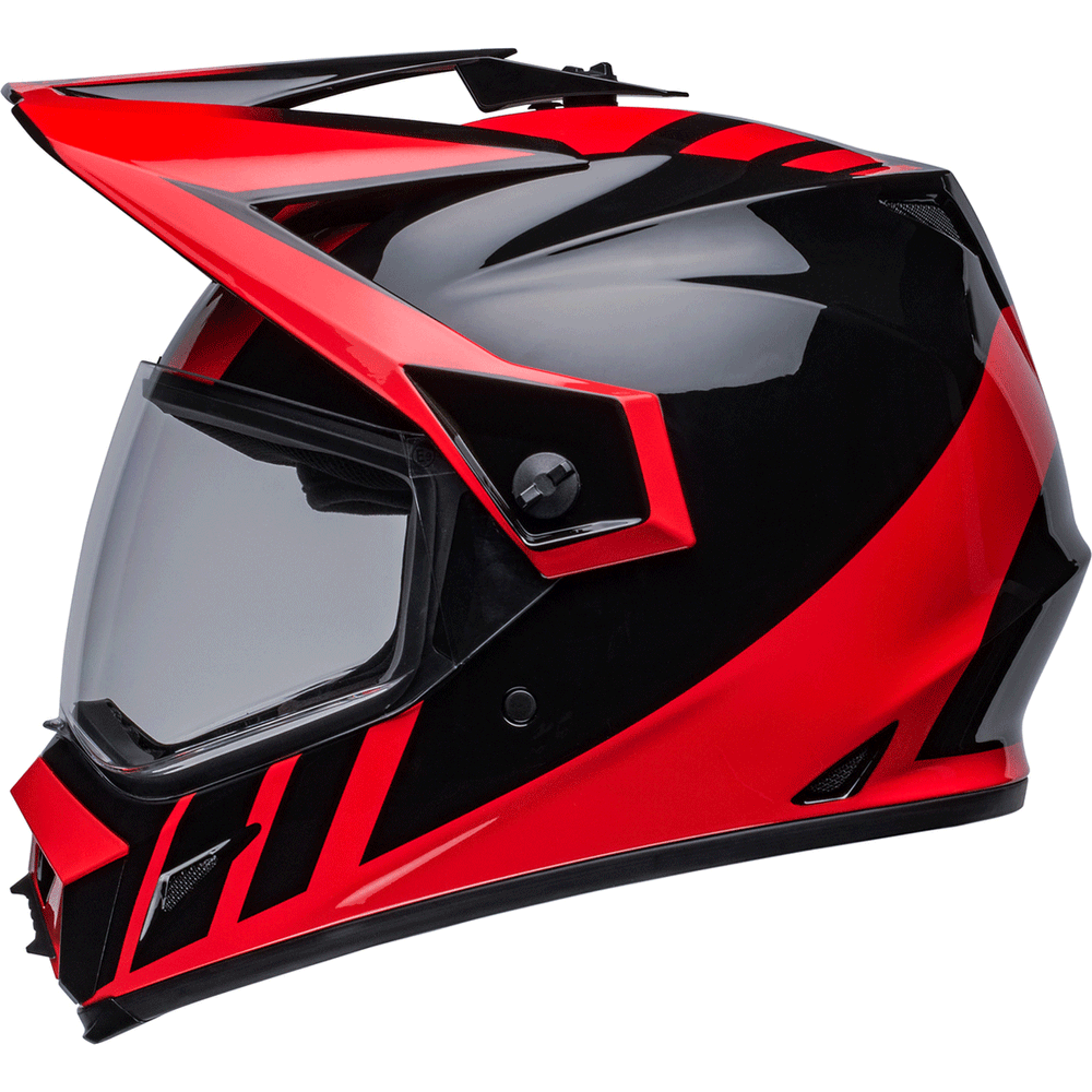 Bell MX-9 Adventure MIPS Helmet Dash Black / Red (Image 3) - ThrottleChimp