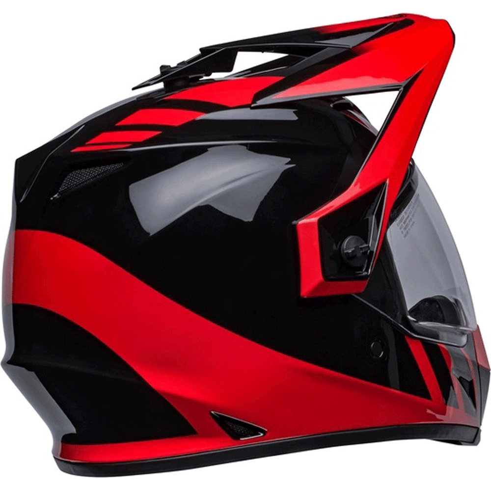 Bell MX-9 Adventure MIPS Helmet Dash Black / Red (Image 4) - ThrottleChimp