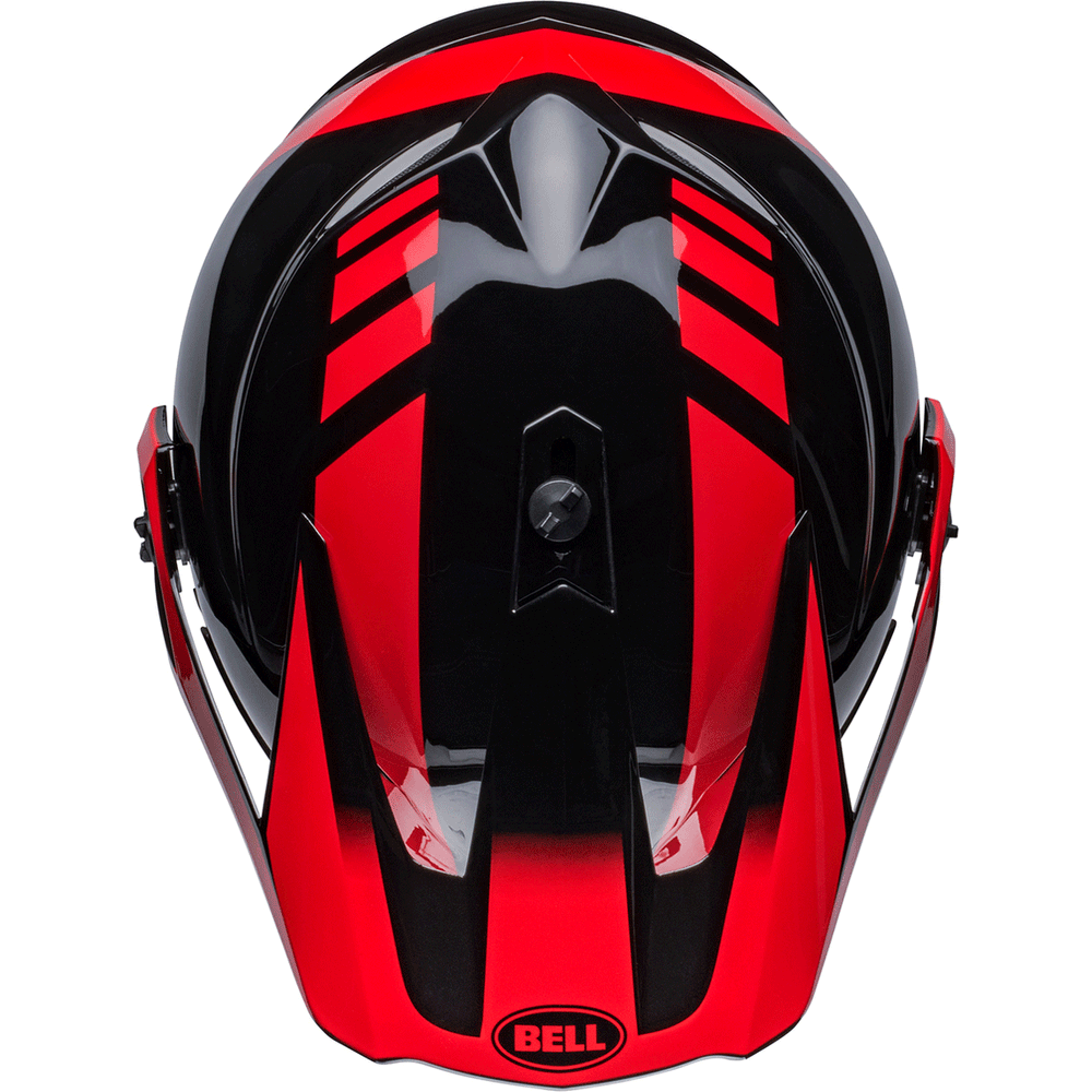 Bell MX-9 Adventure MIPS Helmet Dash Black / Red (Image 6) - ThrottleChimp