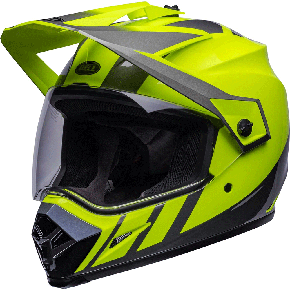 Bell MX-9 Adventure MIPS Helmet Hi-Viz Yellow / Grey - ThrottleChimp