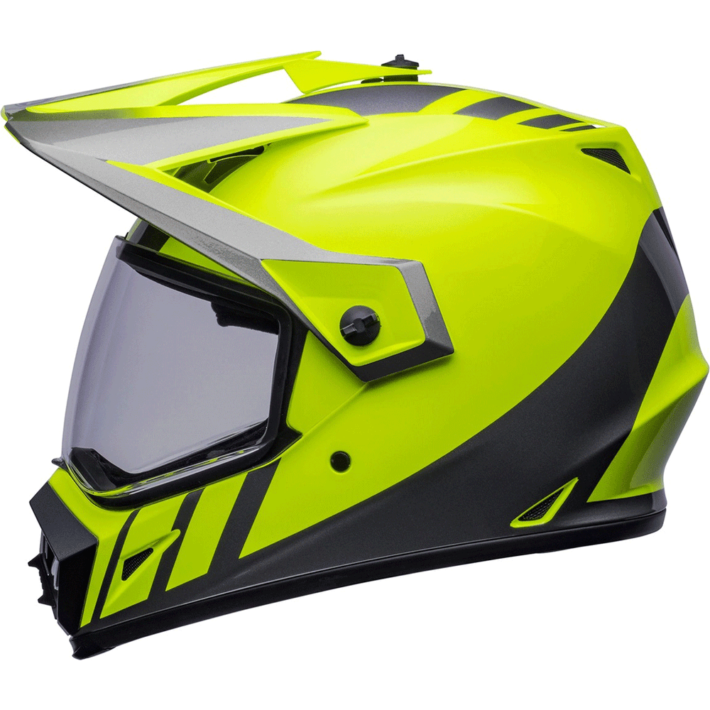 Bell MX-9 Adventure MIPS Helmet Hi-Viz Yellow / Grey (Image 3) - ThrottleChimp