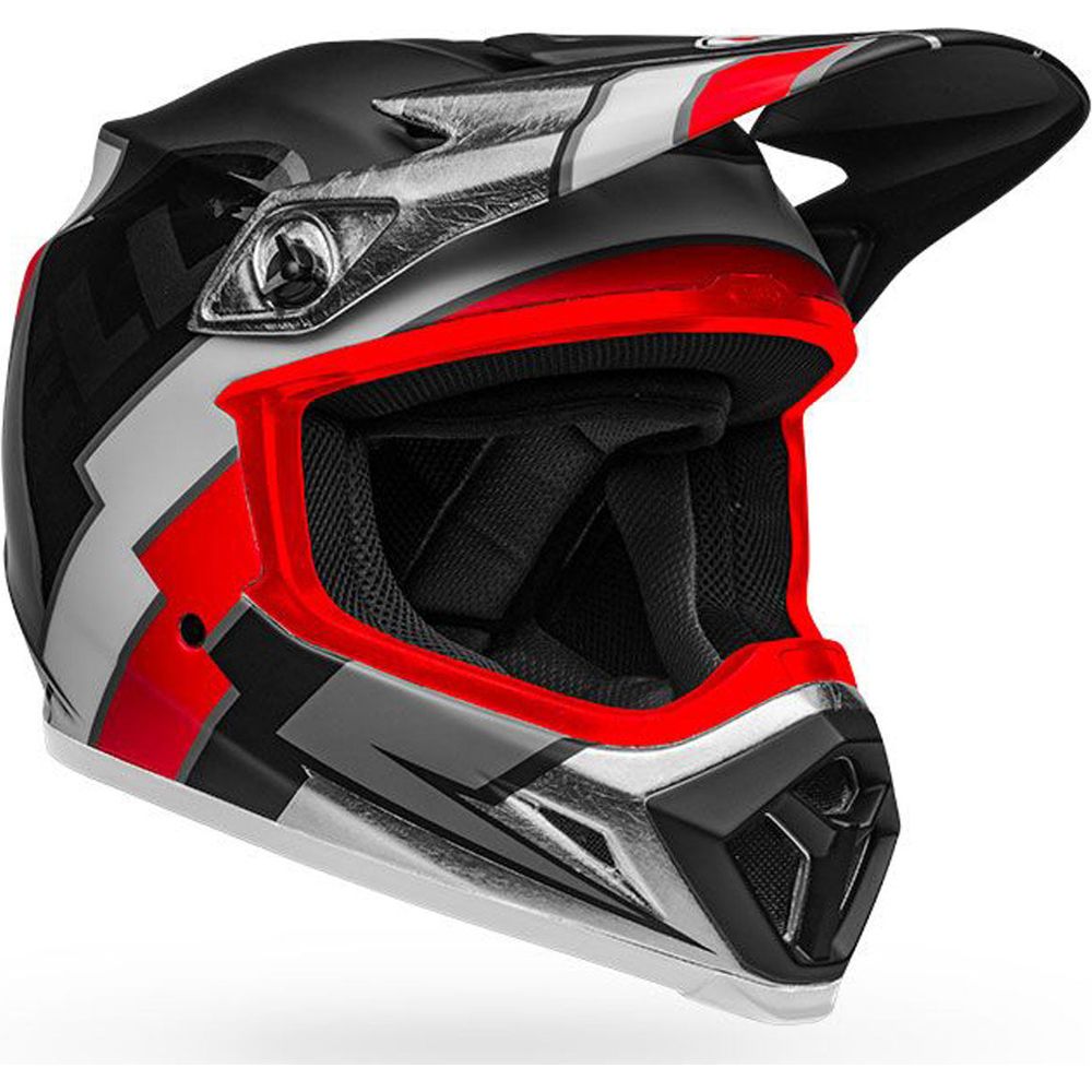 Bell MX-9 MIPS Twitch Adventure Helmet Matt Black / Red / White (Image 2) - ThrottleChimp