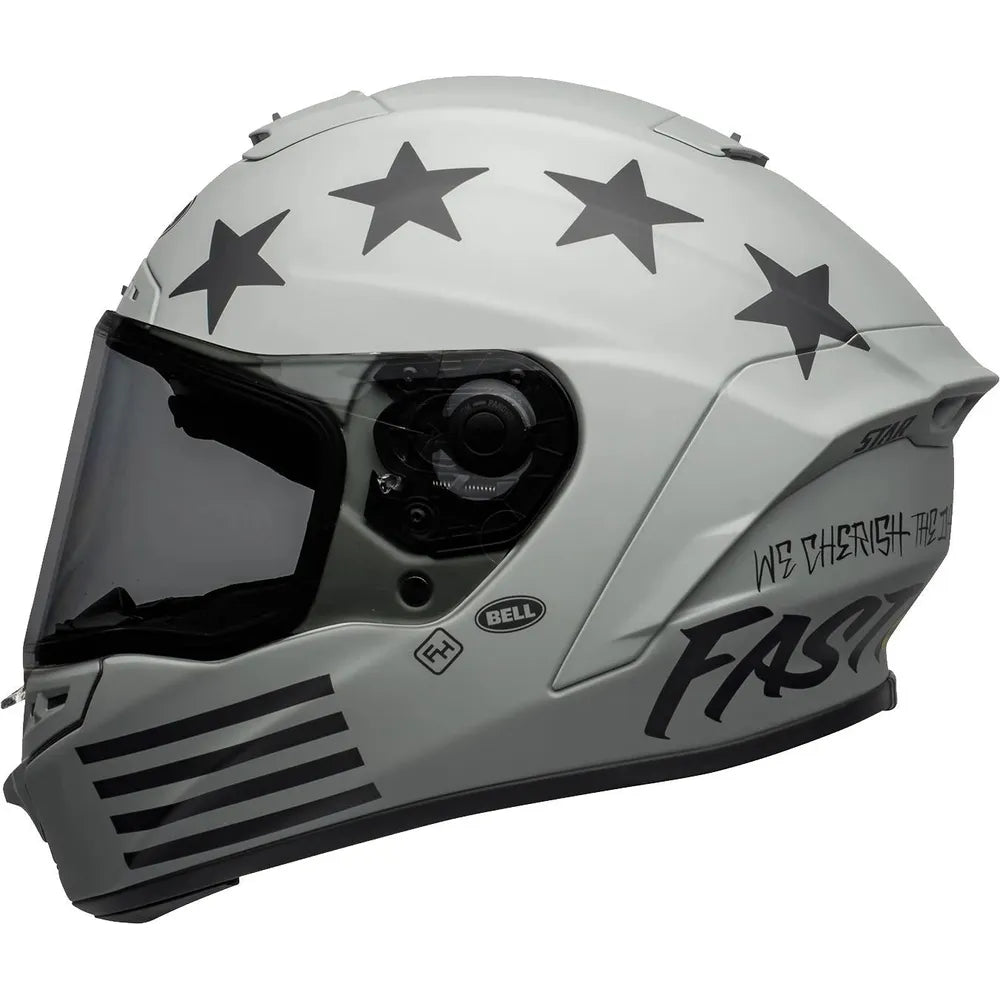 Bell Street Star DLX MIPS Fasthouse Full Face Helmet Matt Grey / Black (Image 4) - ThrottleChimp