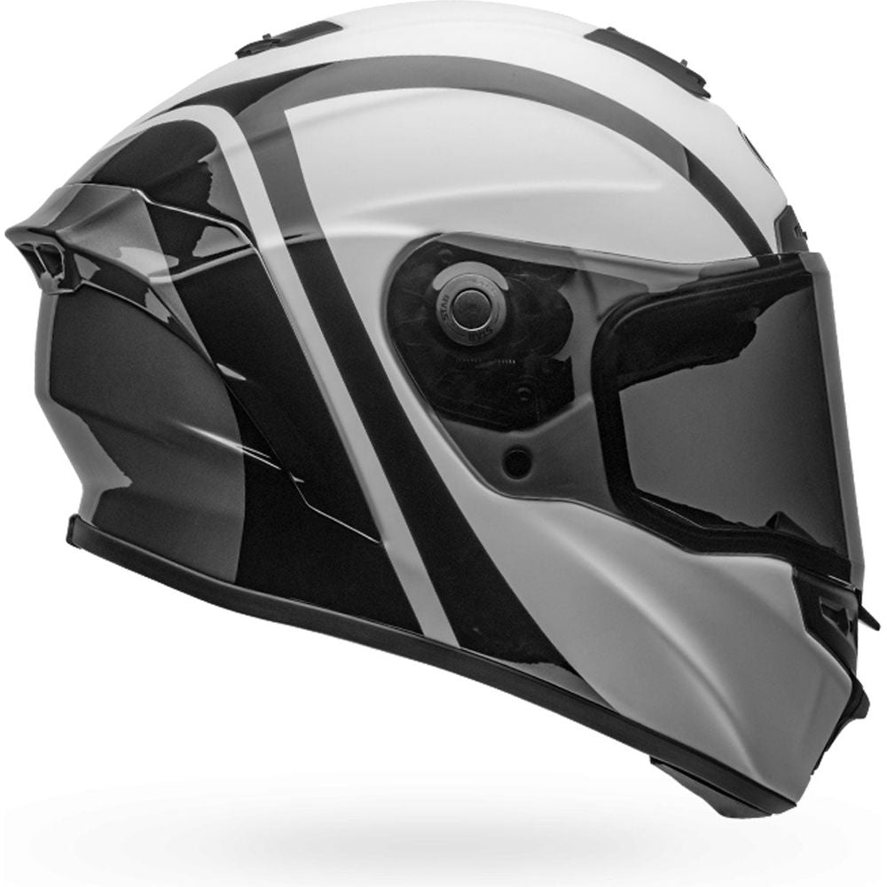 Bell Star Mips Tantrum Full Face Helmet White / Black / Titanium (Image 2) - ThrottleChimp