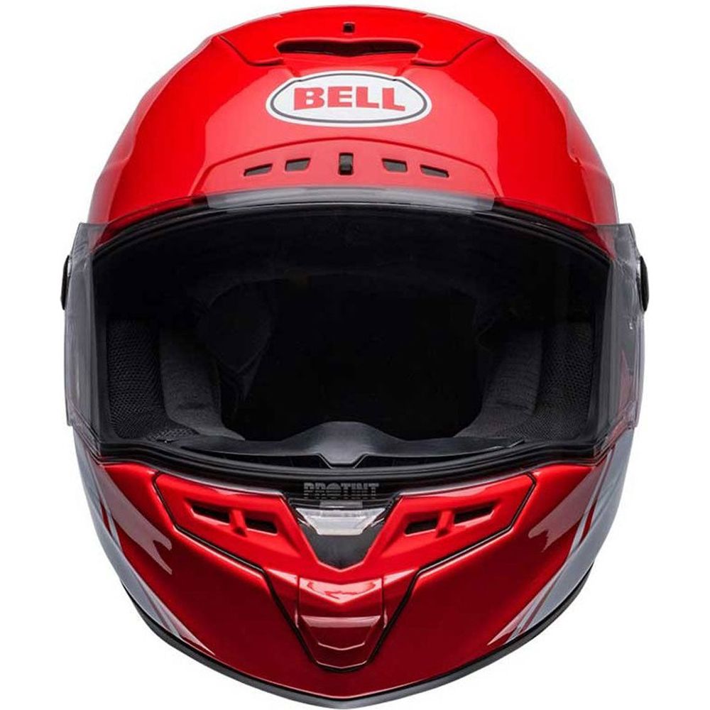 Bell 2022.2 Street Star DLX MIPS Summit Full Face Helmet Red / White / Black (Image 2) - ThrottleChimp