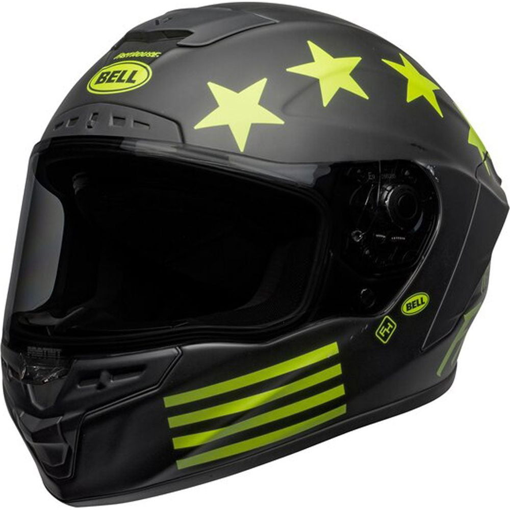 Bell Street Star DLX MIPS Fasthouse Full Face Helmet Hi-Viz Green / Matt Black - ThrottleChimp