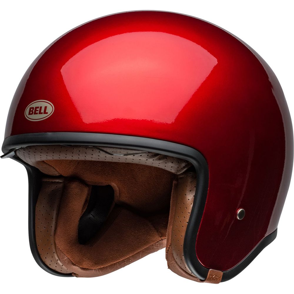 Bell TX501 Solid Open Face Helmet Candy Red - ThrottleChimp