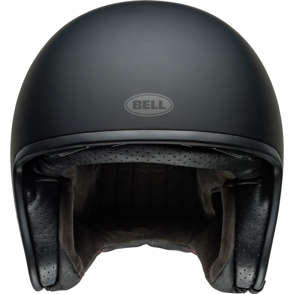 Bell TX501 Solid Open Face Helmet Matt Black (Image 2) - ThrottleChimp