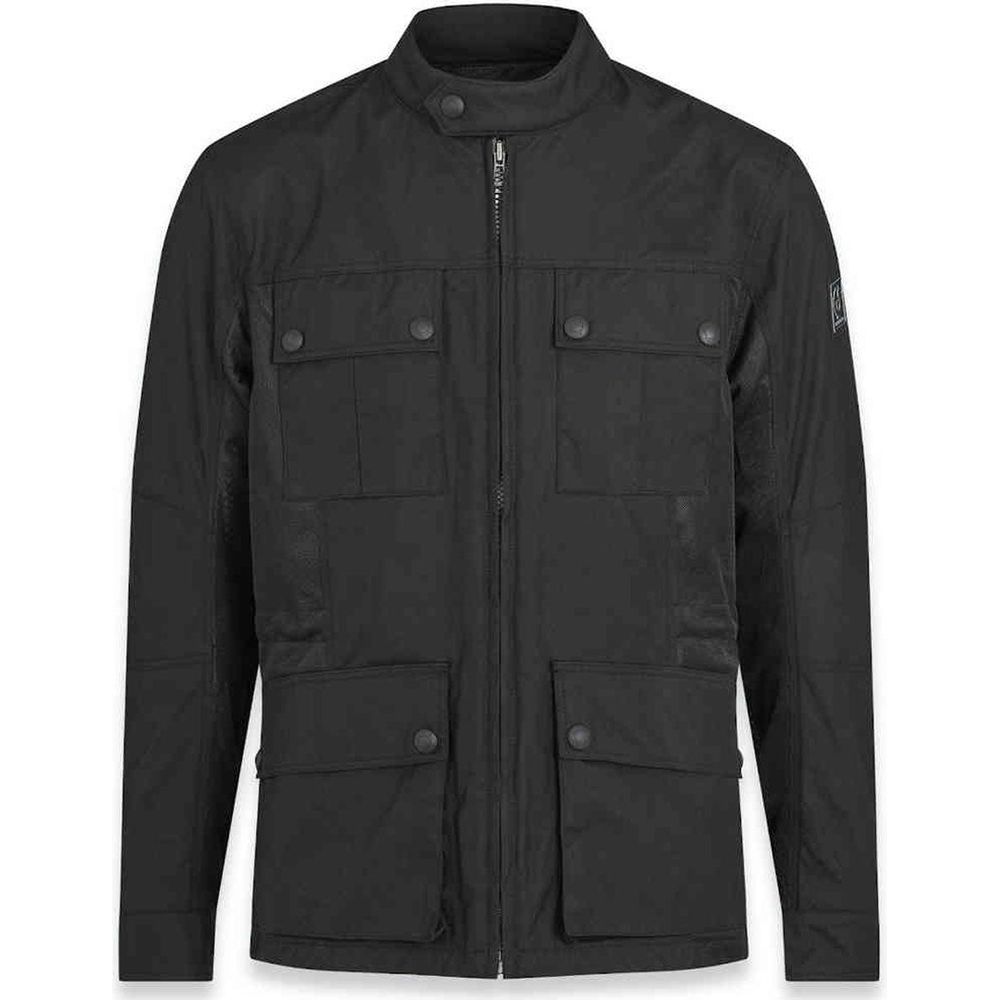 Belstaff Airflow Textile Jacket Black - ThrottleChimp