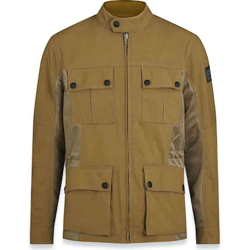 Belstaff Airflow Textile Jacket Olive FREE 1 YEAR Returns, FREE UK Delivery | ThrottleChimp